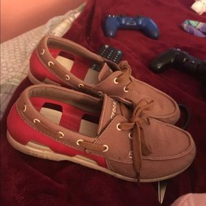 Crocs boat shoes